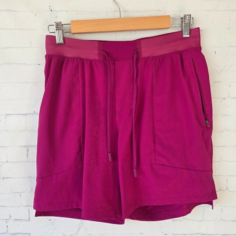 Lululemon License To Train Linerless Short 7" Inch Size S Magenta Pink Running